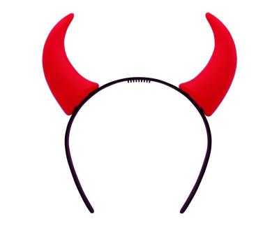 Opakowanie Opaska rogi diabełka czerwone