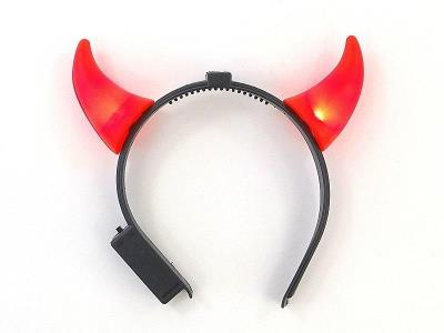 Opakowanie Opaska rogi diabełka ze światłem