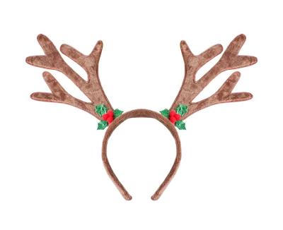 Opakowanie Opaska rogi renifera brązowa