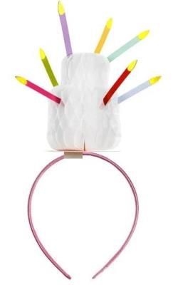 Opakowanie Opaska Tort ze świeczkami MIX