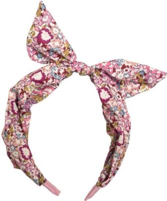 Opakowanie Opaska z kokardką z nadrukiem w kwiatki