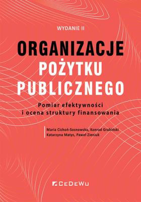 Okładka książki Organizacje pożytku publicznego