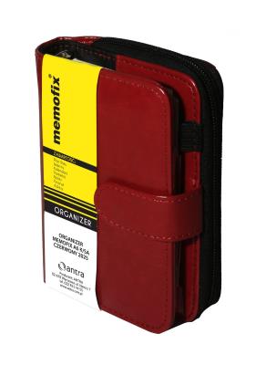 Opakowanie Organizer 2025 Memofix A6 K/SA czerwony
