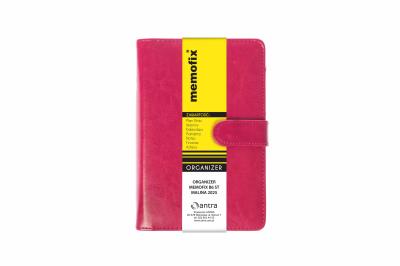 Opakowanie Organizer 2025 Memofix B6 ST malina