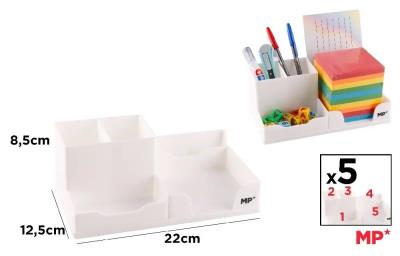 Opakowanie Organizer na biurko biały