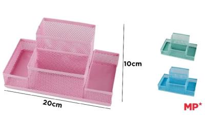 Opakowanie Organizer na biurko metalowy 20x10cm MIX