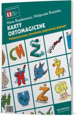 Ortograffiti Karty ortomagiczne. Autor: Rożyńska Małgorzata. SmakLiter.pl Okładka książki Ortograffiti Karty ortomagiczne