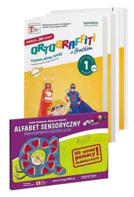 Okładka książki Ortograffiti z Bratkiem 1. Wersja 90 min pom. dyd.