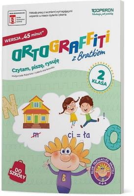 Okładka książki Ortograffiti z Bratkiem 2. Wersja 45 minut