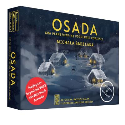 Okładka książki Osada. Gra planszowa na podstawie powieści Michała Śmielaka