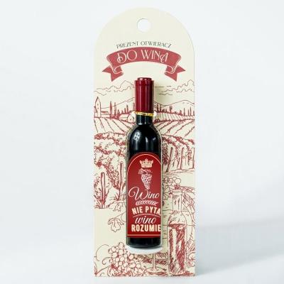 Opakowanie Otwieracz do wina korkociąg - Wino nie pyta...