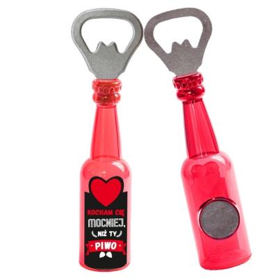 Opakowanie Otwieracz z magnesem Kocham Cię mocniej niż Ty...