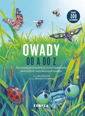 Owady od A do Z. Autor: Jules Howard, Grażyna Winiarska, MAGDALENA ADAMSKA. SmakLiter.pl Okładka książki Owady od A do Z