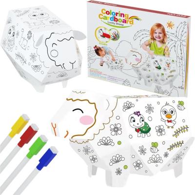 Opakowanie Owieczka kartonowa do malowania