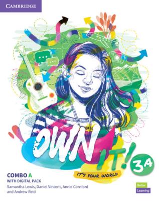 Own it! Level 3 Combo A with Digital Pack. Autor: Lewis Samantha, Vincent Daniel, Cornford Annie, Reid Andrew. SmakLiter.pl Okładka książki Own it! Level 3 Combo A with Digital Pack