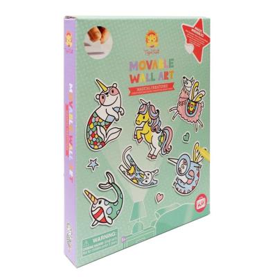 Ozdabiamy Ścianę: Magiczne Stwory. Wydawca: Tiger Tribe. SmakLiter.pl Opakowanie Ozdabiamy Ścianę: Magiczne Stwory