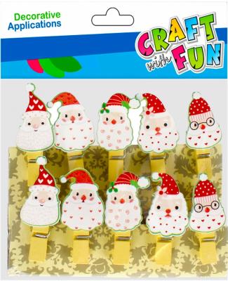 Opakowanie OZDOBA BN KLAMERKI MIKOLAJ 10SZT CF PBH 12/2