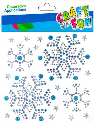 Opakowanie Ozdoba BN samoprzylepne kryształki śnieżki