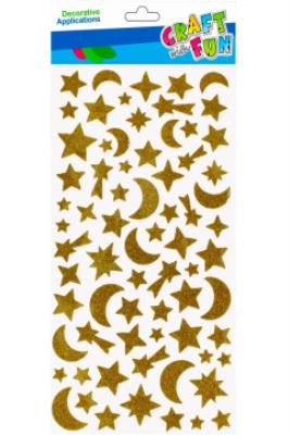 Opakowanie OZDOBA DEK EVA GWIAZDKI SPRZYL CF BROKAT 12/