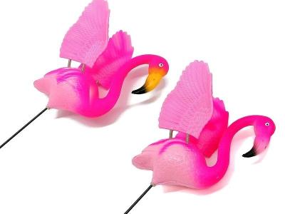 Opakowanie Ozdoba - flaming na druciku