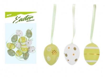 Opakowanie Ozdoba jajka plastik mix 4cm 12szt