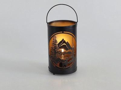 Opakowanie Ozdoba świąteczna ze światłem metalowa