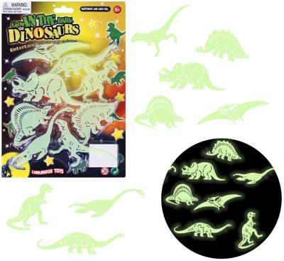 Opakowanie Ozdoby dinozaury fosforyzujące 8szt
