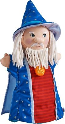 Pacynka Czarodziej. Wydawca: Haba. SmakLiter.pl Opakowanie Pacynka Czarodziej