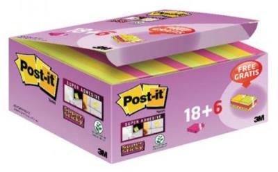 Paczka Karteczki samoprzylepne 47,6x47,6mm mix kolorów 24 szt.. Wydawca: Post-It. SmakLiter.pl Opakowanie Paczka Karteczki samoprzylepne 47,6x47,6mm mix kolorów 24 szt.