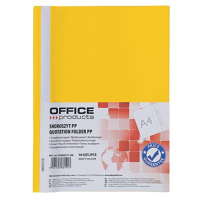 Opakowanie Paczka Skoroszyt OFFICE PRODUCTS PP żółty 10 sztuk