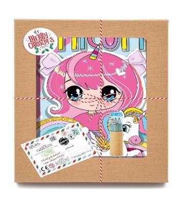 Paczka świąteczna z 6 kolorowankami. Autor: Opracowanie zbiorowe. SmakLiter.pl Okładka książki Paczka świąteczna z 6 kolorowankami