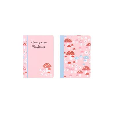 Opakowanie Paczka zeszyt A4 48k.linia Pink Mushrooms mix pakiet 5 sztuk
