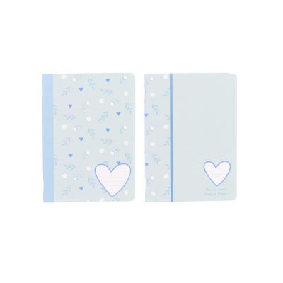 Opakowanie Paczka zeszyt A5 48k.kratka  Sweet Blue mix pakiet 5 sztuk