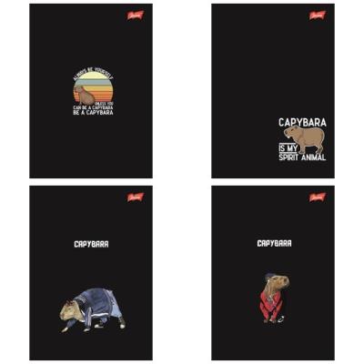 Opakowanie Paczka Zeszyt A5 60 k. linia Capybara mix wzorów 10 szt.