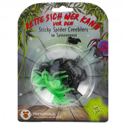 Opakowanie Pająki gumowe świecące w ciemności 7szt