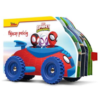 Pajęczy pościg. Marvel Spidey i Super-kumple. Autor: Kaplan Arie. SmakLiter.pl Okładka książki Pajęczy pościg. Marvel Spidey i Super-kumple