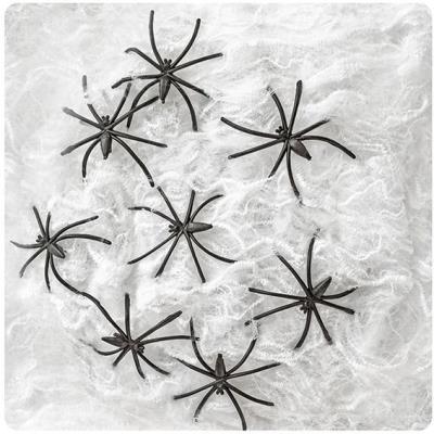 Opakowanie Pajęczyna halloween z pająkami 8szt