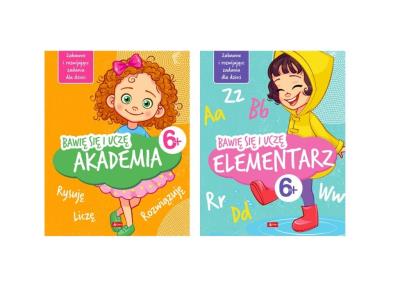 Pakiet: Bawię się i uczę. Autor: Iwona Baturo. SmakLiter.pl Okładka książki Pakiet: Bawię się i uczę