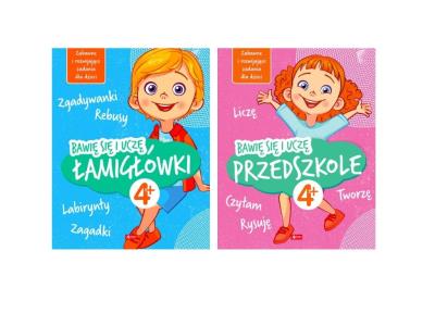 Pakiet: Bawię się i uczę. Autor: Iwona Baturo. SmakLiter.pl Okładka książki Pakiet: Bawię się i uczę