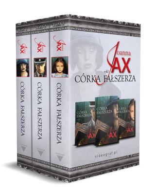 Pakiet - Cykl Córka fałszerza. Autor: Joanna Jax. SmakLiter.pl Okładka książki Pakiet - Cykl Córka fałszerza