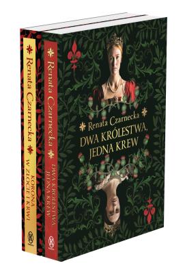 Pakiet Dwa królestwa, jedna krew / Korona w złocie i krwi. Autor: Czarnecka Renata. SmakLiter.pl Okładka książki Pakiet Dwa królestwa, jedna krew / Korona w złocie i krwi