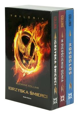 Pakiet Igrzyska śmierci. Autor: Suzanne Collins. SmakLiter.pl Okładka książki Pakiet Igrzyska śmierci