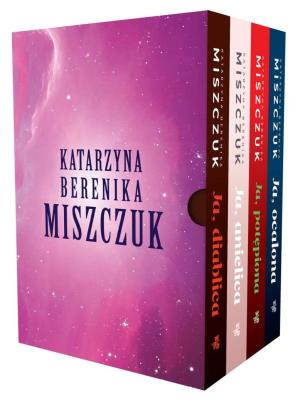Pakiet Ja, diablica / Ja, anielica / Ja, potępiona / Ja, ocalona. Autor: Katarzyna Berenika Miszczuk. SmakLiter.pl Okładka książki Pakiet Ja, diablica / Ja, anielica / Ja, potępiona / Ja, ocalona