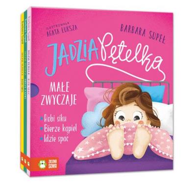 Pakiet Jadzia Pętelka małe zwyczaje. Autor: Supeł Barbara. SmakLiter.pl Okładka książki Pakiet Jadzia Pętelka małe zwyczaje