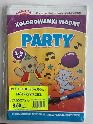 Pakiet Kolorowanki wodne + Mój Przyjaciel. Autor:   Praca zbiorowa. SmakLiter.pl Okładka książki Pakiet Kolorowanki wodne + Mój Przyjaciel