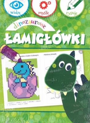 Okładka książki Pakiet: Łamigłówki fajne/ dinozaurowe