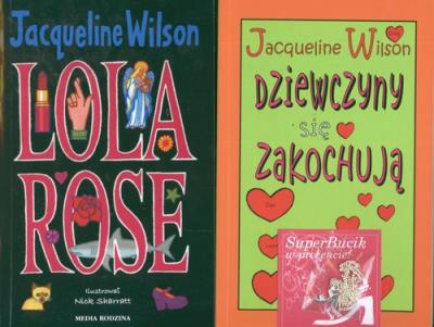 Pakiet: Lola Rose/ Dziewczyny się zakochują. Autor: Jacqueline Wilson. SmakLiter.pl Okładka książki Pakiet: Lola Rose/ Dziewczyny się zakochują