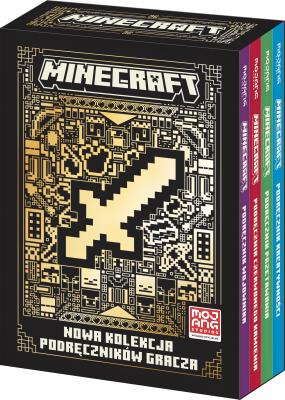 Pakiet Minecraft. Nowa kolekcja podręczników gracza. Autor: Opracowanie zbiorowe. SmakLiter.pl Okładka książki Pakiet Minecraft. Nowa kolekcja podręczników gracza