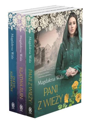 Pakiet Pani z wieży / Klątwa ruin / Duchy kurhanów. Autor: Wala Magdalena. SmakLiter.pl Okładka książki Pakiet Pani z wieży / Klątwa ruin / Duchy kurhanów