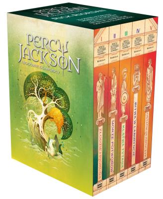Pakiet Percy Jackson i bogowie olimpijscy wyd. 2024. Autor: Rick Riordan. SmakLiter.pl Okładka książki Pakiet Percy Jackson i bogowie olimpijscy wyd. 2024
